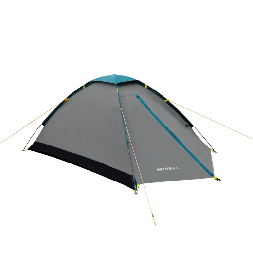Tente de randonnée NILS Camp Nightfall pour 2 personnes gris/bleu