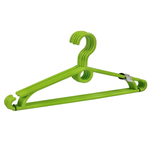 Set de 5 cintres en plastique pivotants