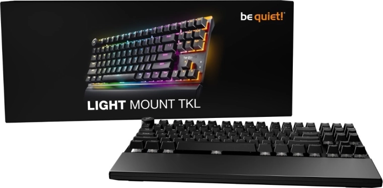 Be quiet! light mount TKL clavier mécanique silencieux linéaire