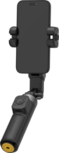 AOCHUAN M3 Pro mini stabilisateur pour téléphone avec capteur IA, lumière RGB et télécommande (noir)