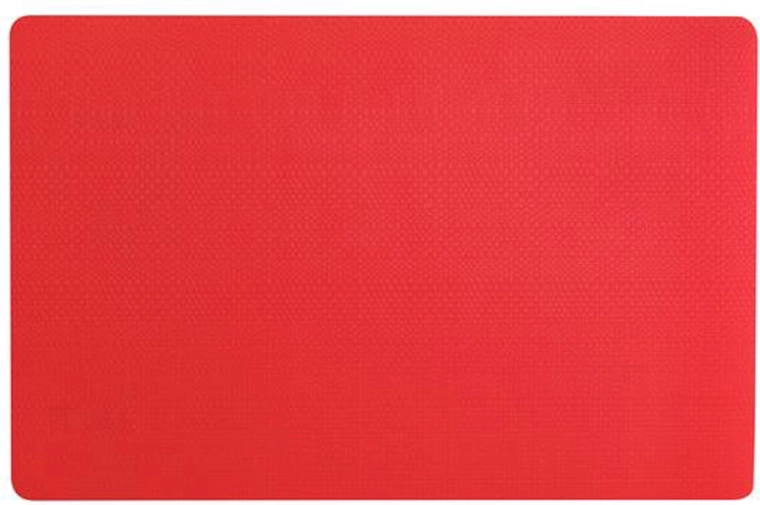 Set de table en plastique rouge 44 × 28,5 cm