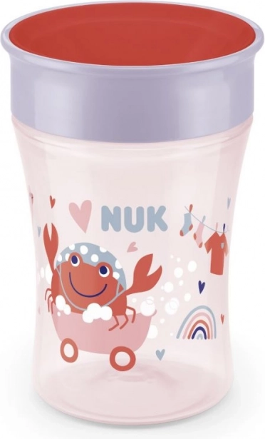 NUK tasse Magic Cup avec couvercle 230 ml rouge