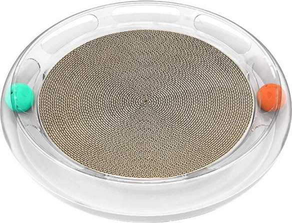 Griffoir rond pour chat PETKIT avec balles et piste