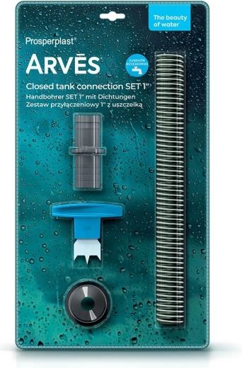 Kit de raccordement pour la collecte d’eau de pluie dans un tonneau