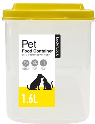 Boîte hermétique pour croquettes 1,6 l LOCK PET