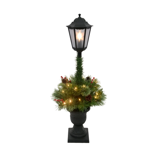 Lanterne LED de Noël avec décoration de 90 cm