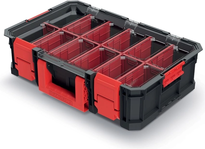 Boîte de transport modulaire 517 × 331 × 134 mm, noire