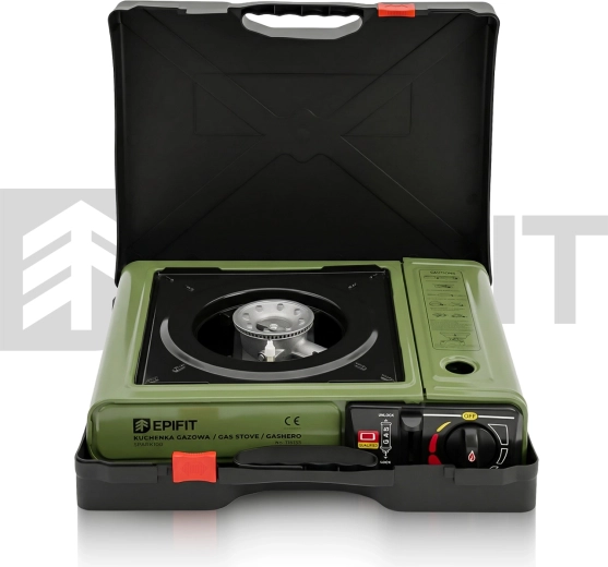 Réchaud à gaz de camping SPARK100 vert