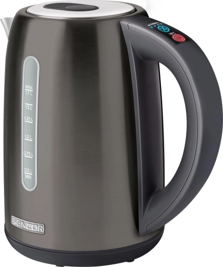 Bouilloire électrique Sencor avec réglage de la température, 1,7 l