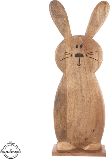 Lapin en bois Mango 100 cm