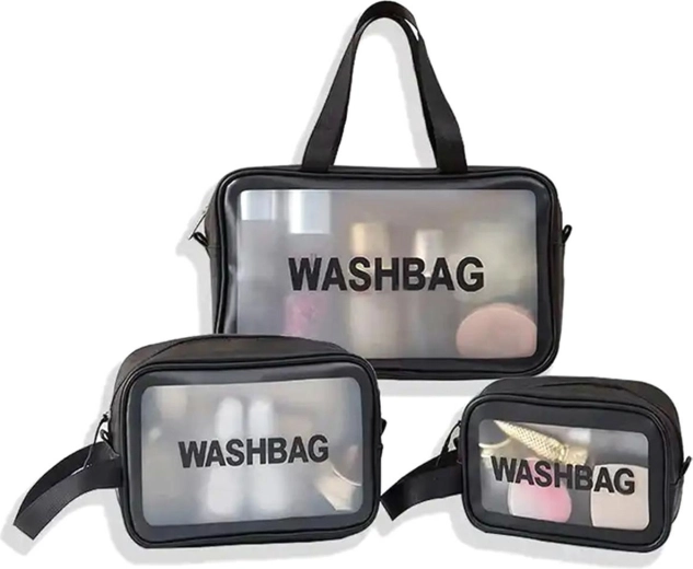 Bq76 set de 3 trousses de maquillage