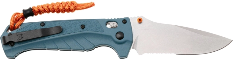 Benchmade Adira 18060S couteau pliant avec lame drop point partiellement dentelée