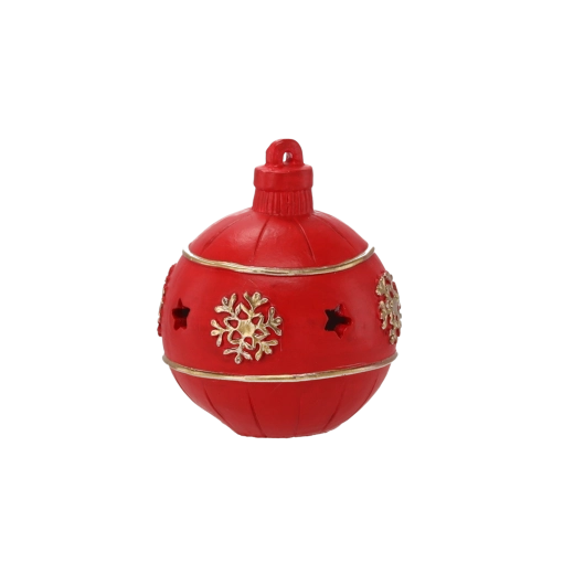 Décoration de Noël LED rouge 13 cm