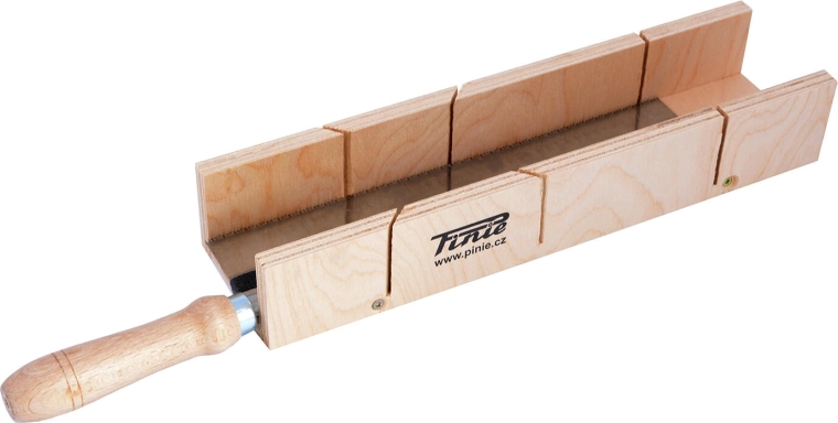 Boîte à onglets avec scie à dos 420 × 80 × 50 mm – set