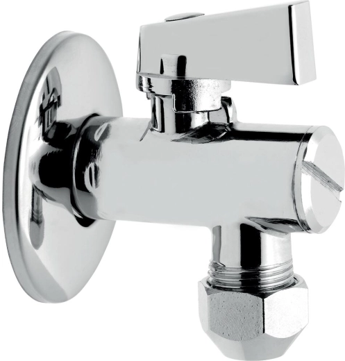 Robinet d’angle sans filtre 1/2 x 1/2 avec écrou union