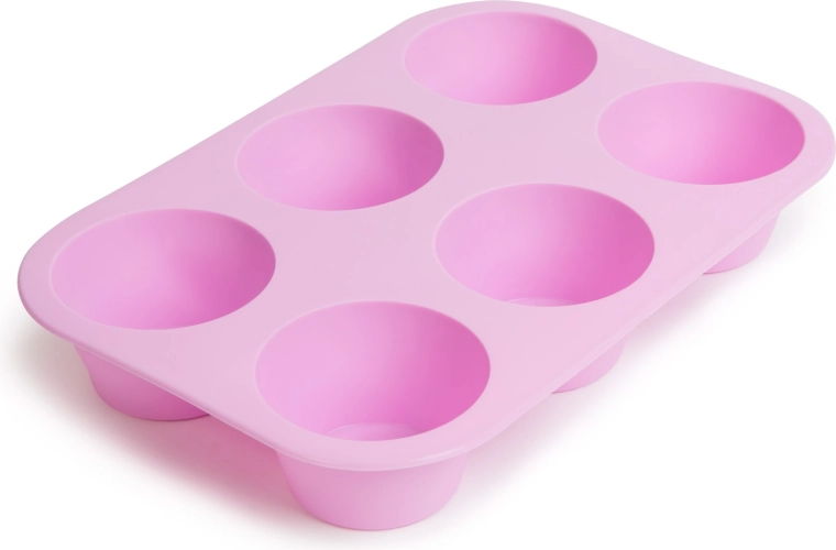 Moule en silicone pour 6 muffins