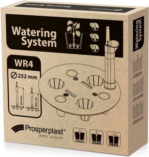 Système d’arrosage pour pots ronds 30 cm avec indicateur de niveau
