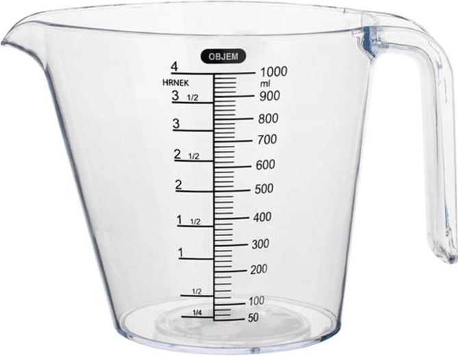 Verre doseur en plastique 1 l