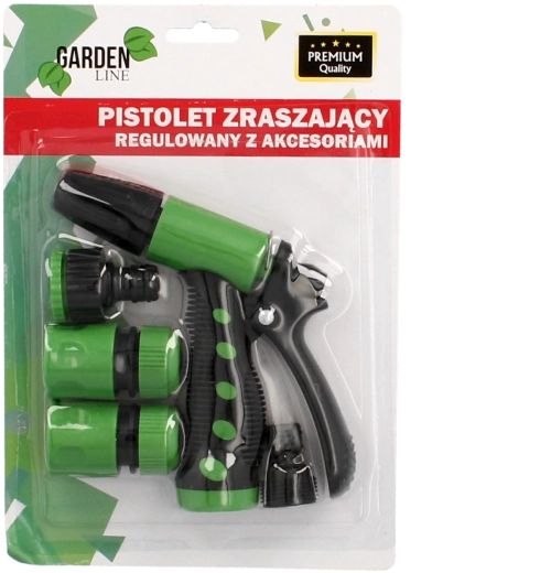 Pistolet d’arrosage de jardin réglable avec accessoires