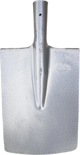 Bêche carrée sans manche avec finition martelée