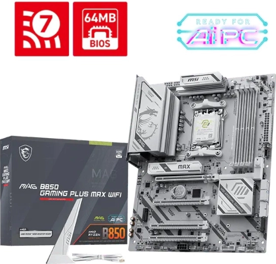 Carte mère MSI MAG B850 Gaming Plus Max WiFi