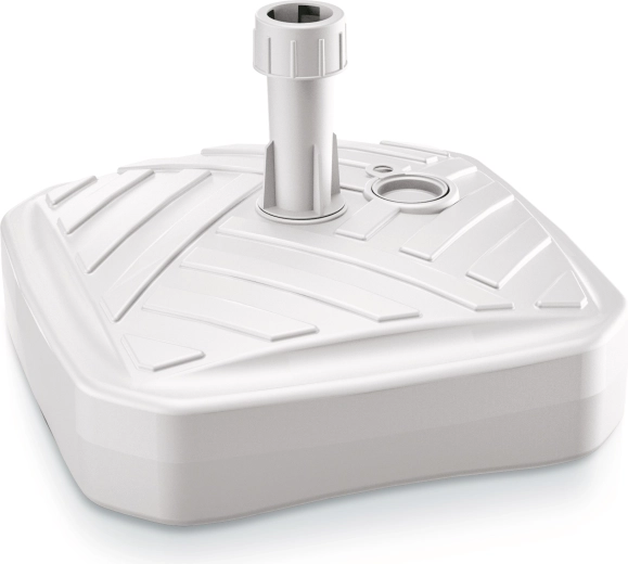 Socle pour parasol UMBRELLA 39 × 39 cm blanc