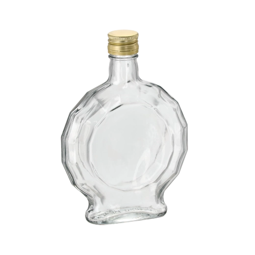 Bouteille en verre Medalion 250 ml avec bouchon à vis
