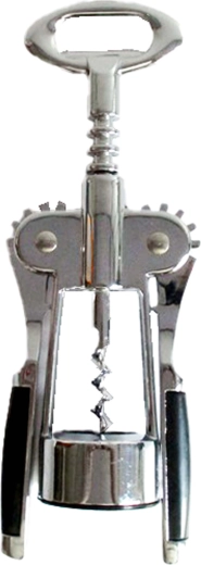 Tire-bouchon à ailes rétractable en alliage de zinc