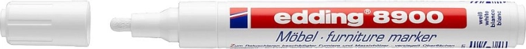 Feutre de retouche pour meubles Edding 8900 blanc