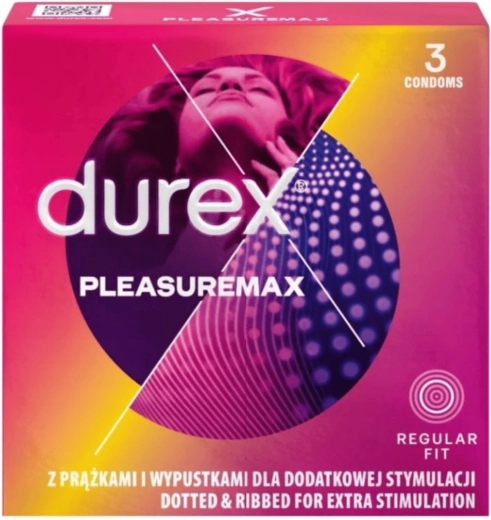 Préservatifs Durex Pleasure Me 3 pièces