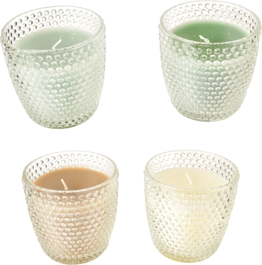 Bougie parfumée en verre 210 g (mix de 4 variantes)