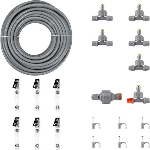 système de brumisation de jardin WHITE LINE 8 m
