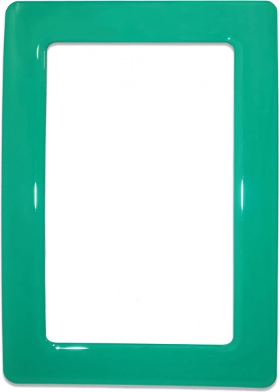 Cadre magnétique autocollant 12,3 x 8,1 cm - vert