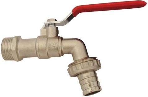 Robinet de jardin à levier 3/4" avec raccord pour tuyau