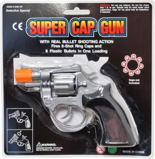 Pistolet à amorces avec barillet rotatif
