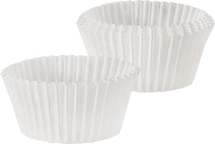 Caissettes en papier pour muffins TORO, blanches, 60 pcs