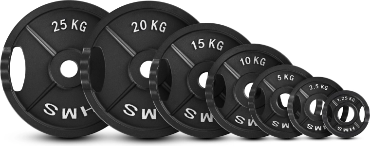 Disque olympique en fonte HMS TOD 2,5 kg (51 mm)
