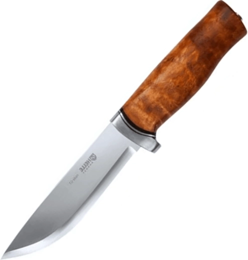 Couteau de chasse Helle GT avec manche en bois et étui en cuir