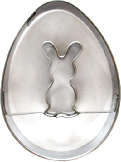 Emporte-pièces de Pâques lapin en acier inoxydable 4–6 cm