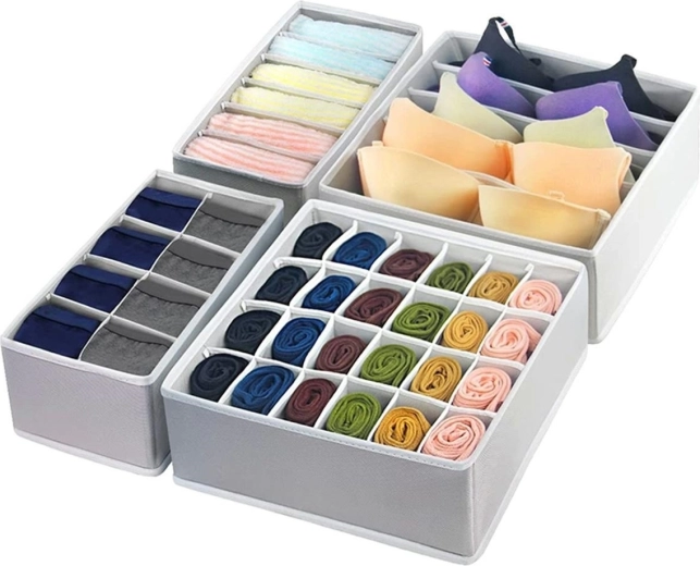 Ag126j lot de 4 organiseurs pour tiroirs