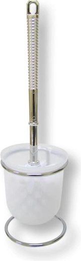 Ensemble WC avec brosse et support métallique