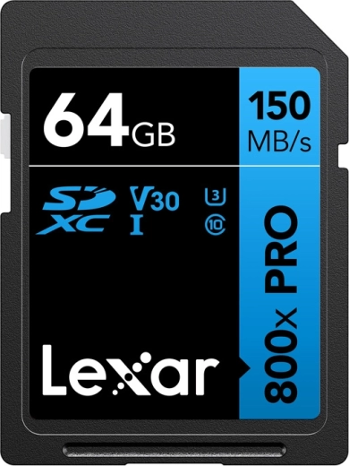 Lexar Professional 800x Pro carte mémoire SDXC 64 Go