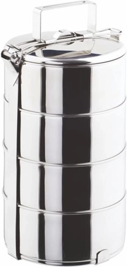 Gamelle empilable TORO à quatre étages, 4 × 1,25 l, diamètre 16 cm