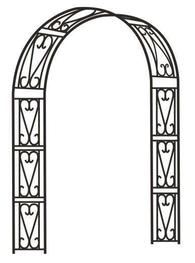 Pergola de jardin 150 × 40 × 250 cm