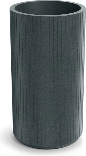 Pot de fleur Coro Round High 40 cm graphite