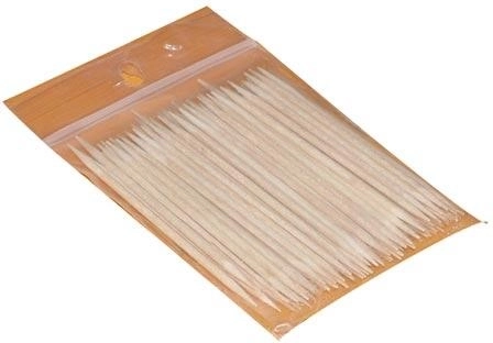 Cure-dents ronds en bois double face 100 pcs