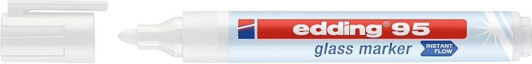 Marqueur pour verre Edding 95, blanc