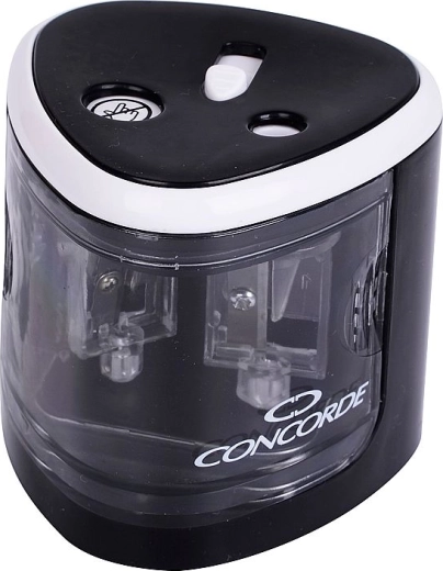 Taille-crayon de bureau électrique CONCORDE Duo, noir