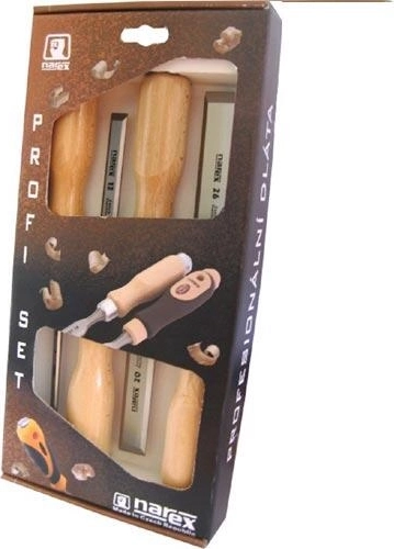 Jeu de ciseaux à bois plats 4 pcs