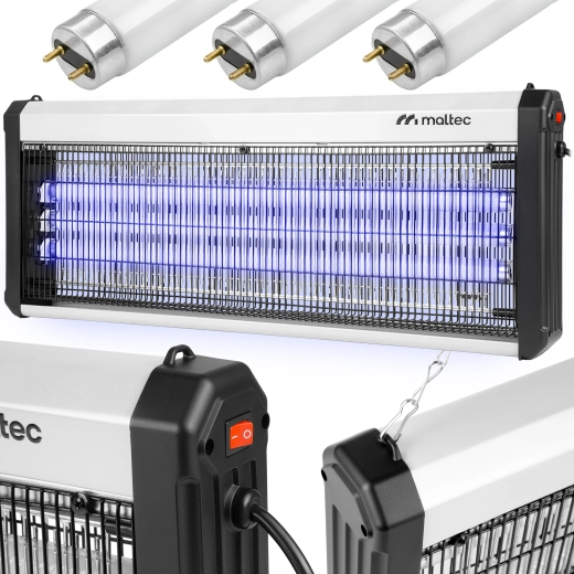 Maltec piège à insectes masterkiller 60 w 3800 v